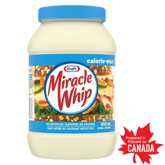 Miracle Whip Calorie Wise Spread, 890 mL