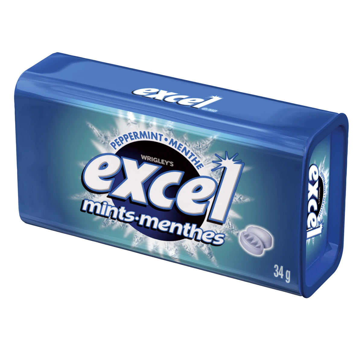 Excel Peppermint Mints, 8 × 34 g
