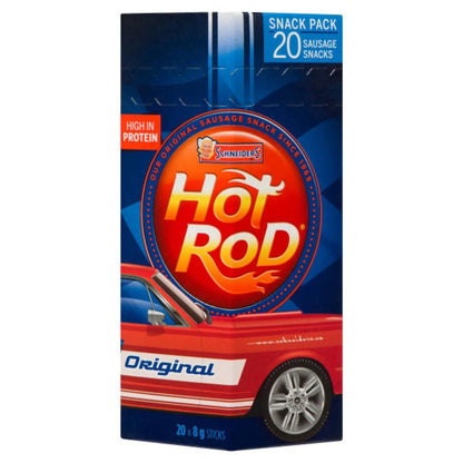 Schneiders Hot Rod Sausage Snacks Original Flavour 8 g Sticks, 160 g