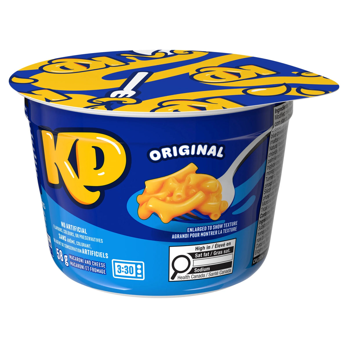 Kraft Dinner Original Macaroni & Cheese Snack Cup, 58 g