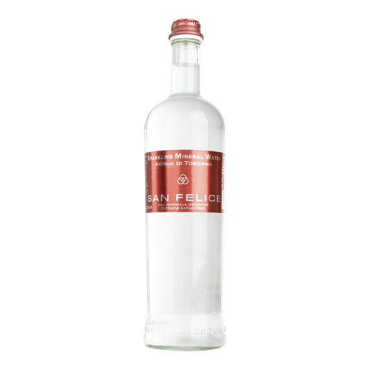 Acqua di Toscana San Felice Sparkling Water, 12 × 750 mL