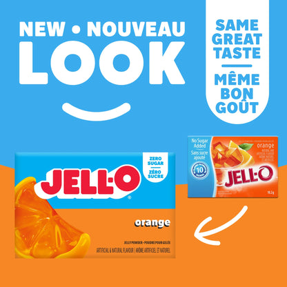 Jell-O Orange Jelly Powder Light, 10.2 g