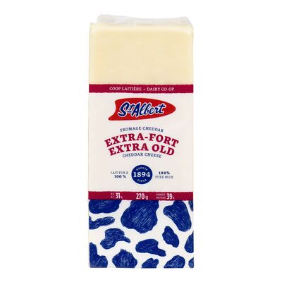 St-Albert Coop Extra Old Cheddar Cheese, 270 g