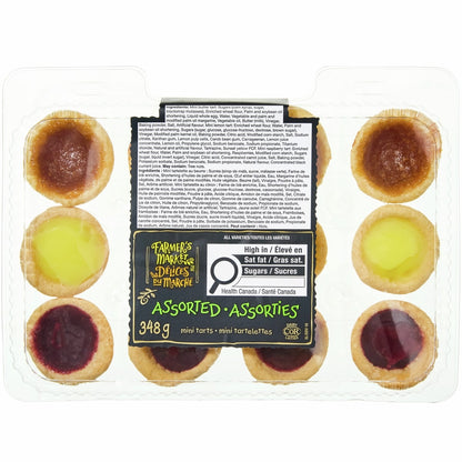 Farmer's Market Assorted Mini Tarts, 348 g