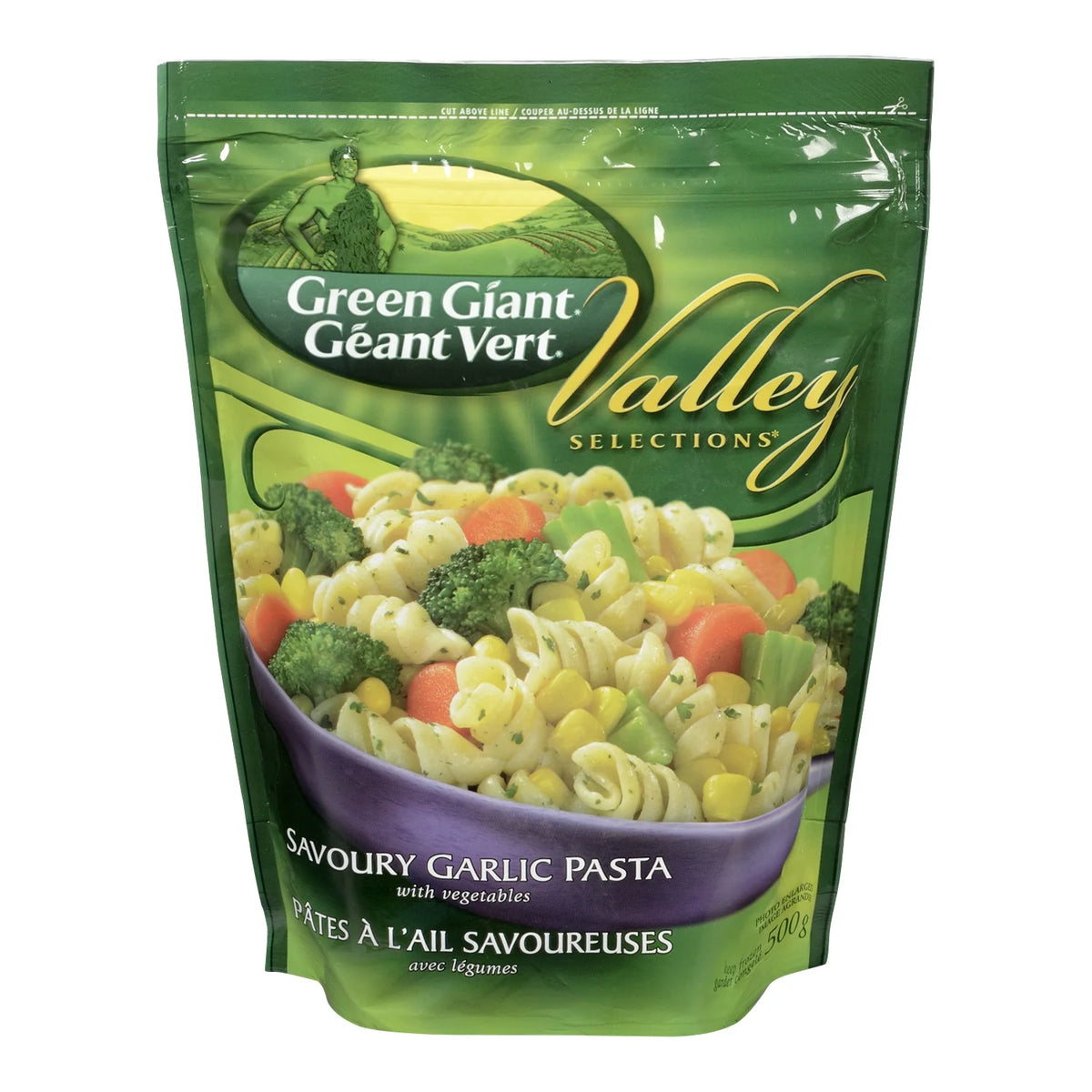 Green Giant Valley Selections Savoury Garlic Pasta With Vegetables, 500 g