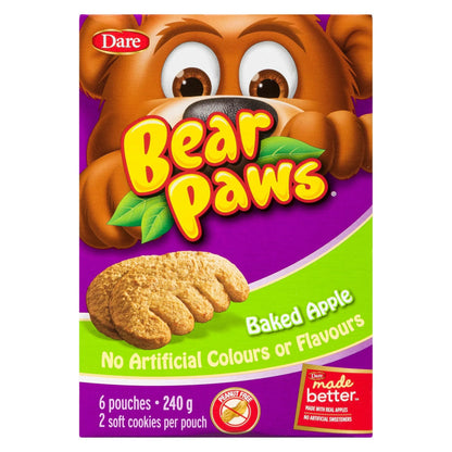 Dare Bear Paws Apple Cookies, 240 g