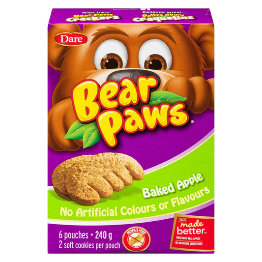Dare Bear Paws Apple Cookies, 240 g