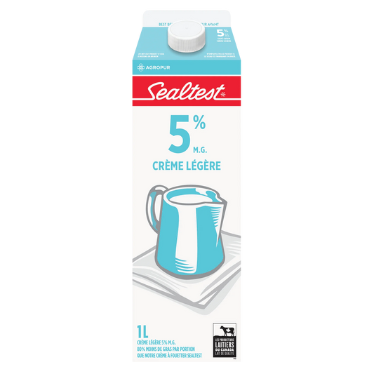 Sealtest 5% Light Coffee Cream, 1 L