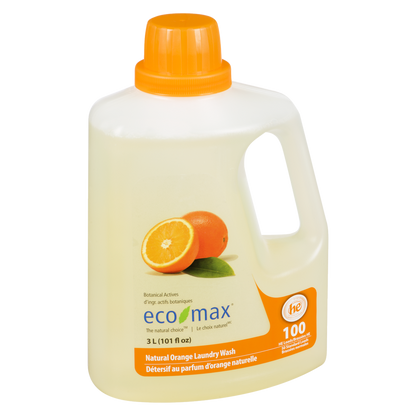 Eco-Max Laundry Wash, Natural Orange, 3 L