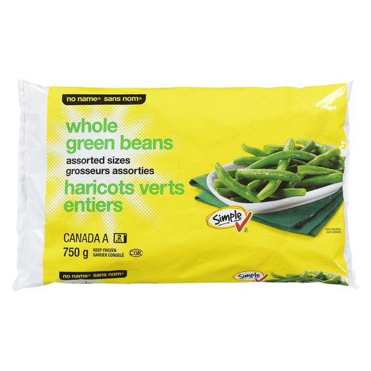 No Name Whole Green Beans, 750 g