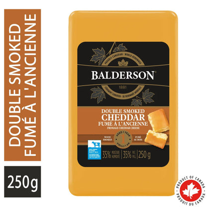 Balderson Double Smoked Cheddar Cheese, 250 g