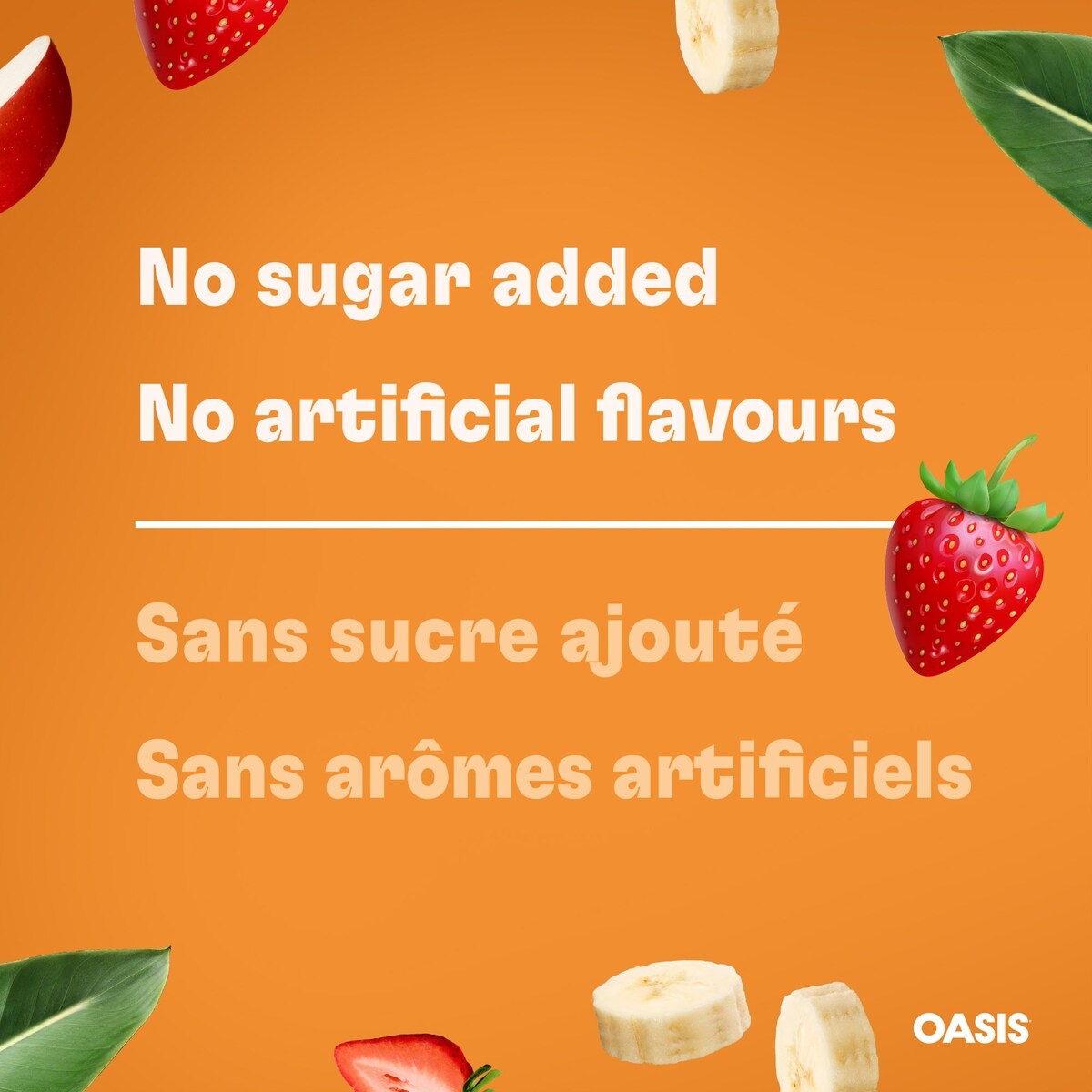 Oasis Smoothie Strawberry Banana, 1.6 L