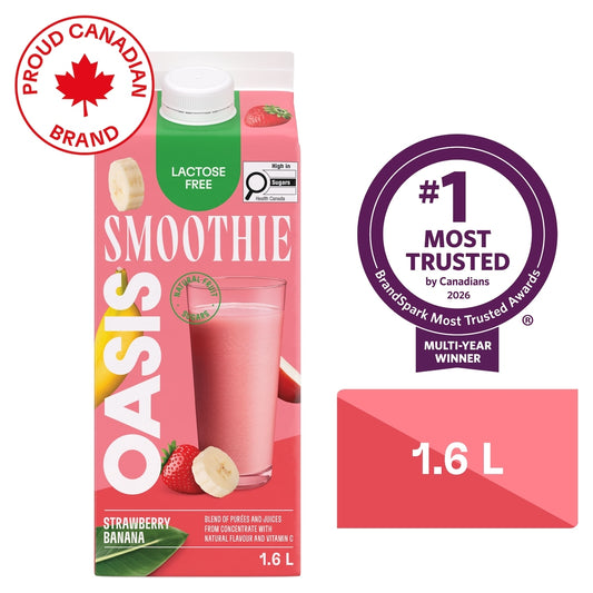 Oasis Smoothie Strawberry Banana, 1.6 L