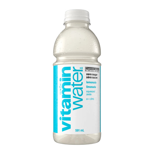 Glaceau Vitaminwater Zero Squeezed Lemonade Water Beverage, 591 mL