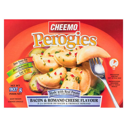 Cheemo Potato, Bacon & Romano Cheese Perogies, 907 g