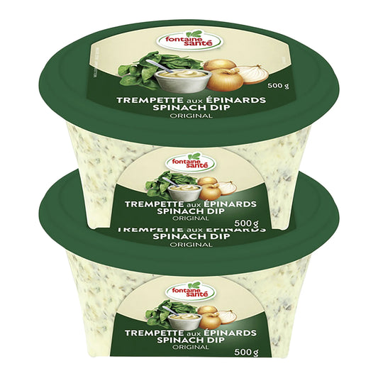 Fontaine Santé Spinach Dip, 2 × 500 g