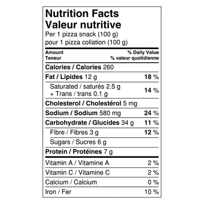 Pillsbury Pizza Pops Pepperoni + Bacon Pizza Snacks, 4 Pack, 400 g