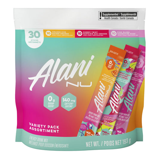 Alani NU Energy Drink Mix Variety Pack, 30 count