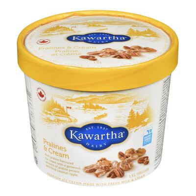 Kawartha Dairy Pralines & Cream Ice Cream, 1.5 L
