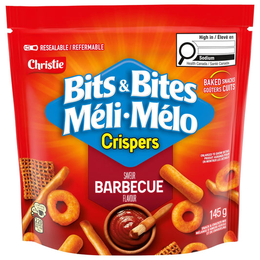Christie Bits & Bites BBQ Snack and Cracker Mix, 145 g