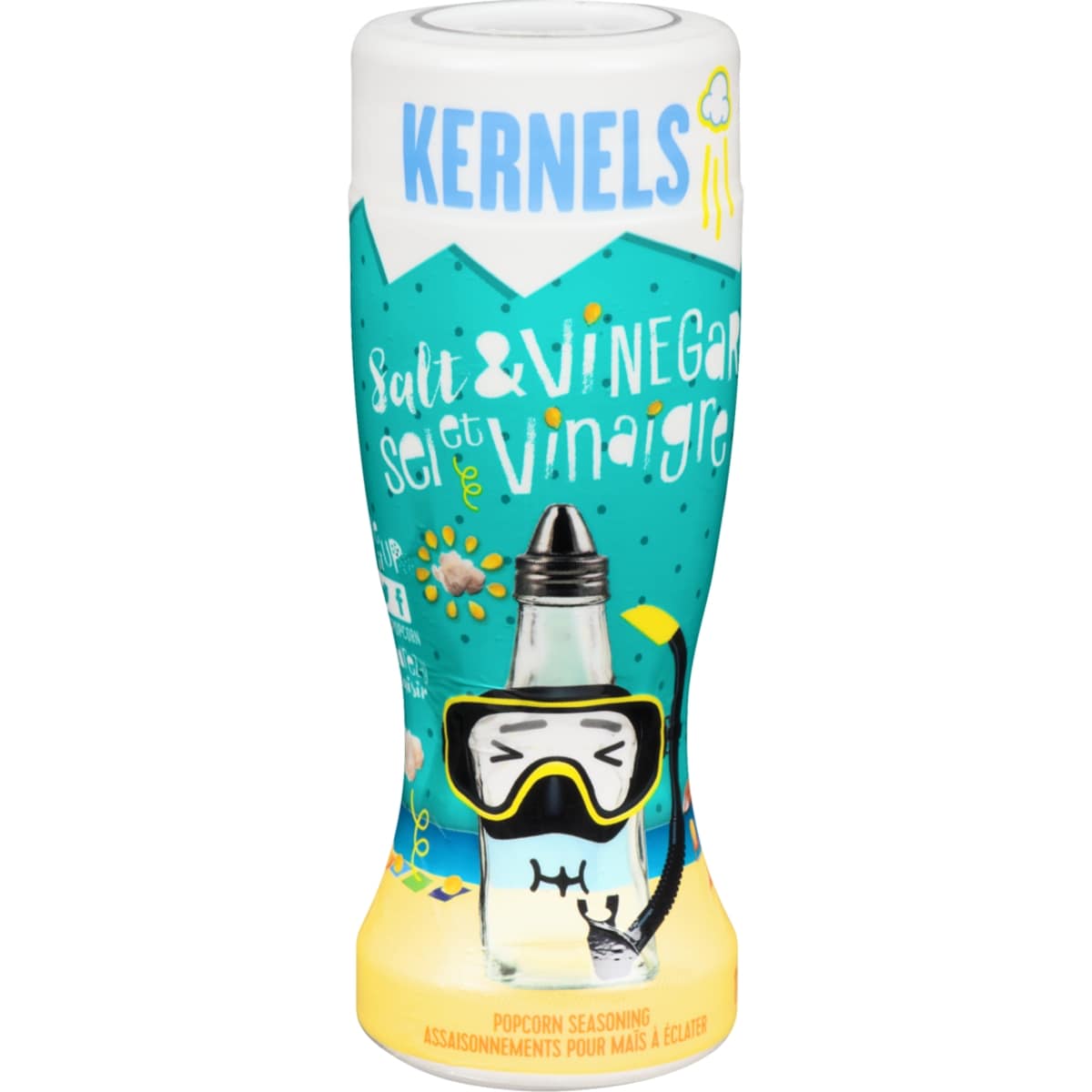 Kernels Popcorn Seasoning, Sassy Salt & Vinegar, 110 g