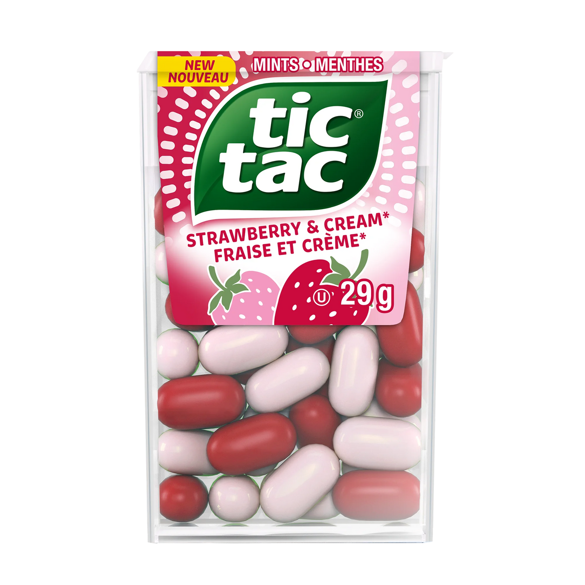 TIC TAC Strawberry and Cream, 12 × 29 g
