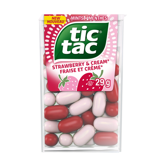 TIC TAC Strawberry and Cream, 12 × 29 g