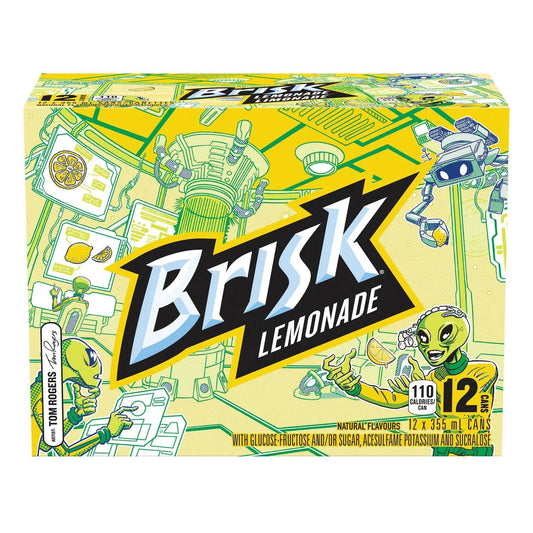 Brisk Lemonade Cans, 12 × 355 mL