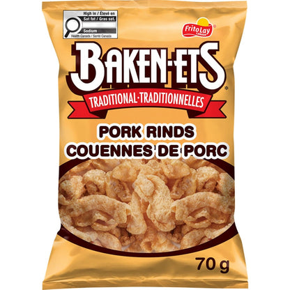 Baken-Ets Traditional Pork Rinds, 70 g