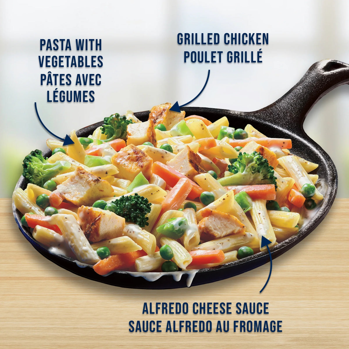 Swanson Alfredo Chicken Frozen Meal, 1.19 kg