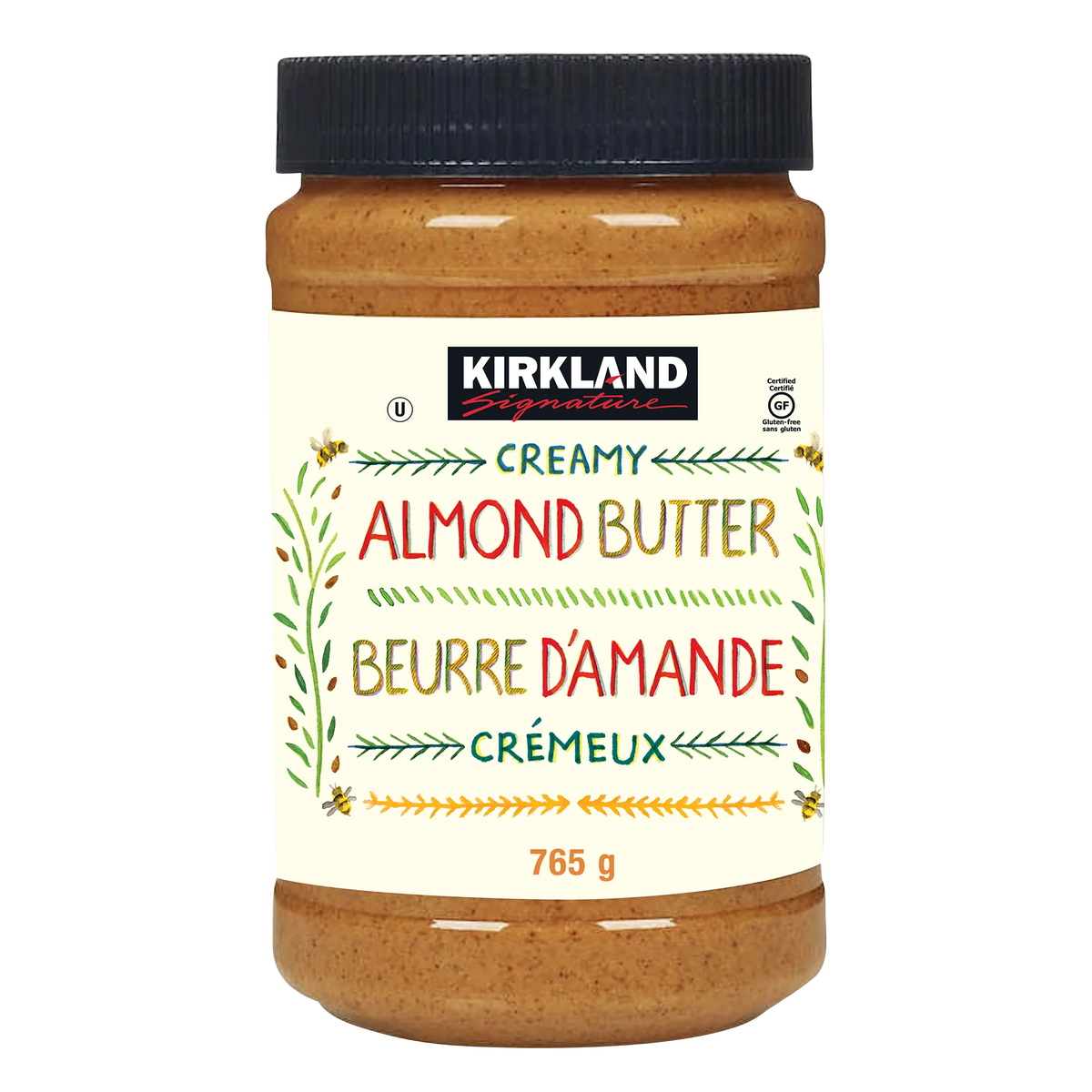 Kirkland Signature Creamy Almond Butter, 765.44 g (27.00 oz.)