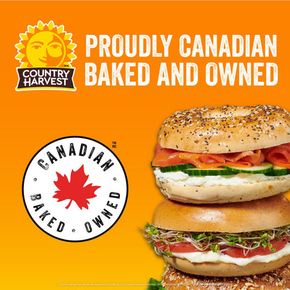 Country Harvest Cinnamon Raisin Bagels, 6 Count, 450 g