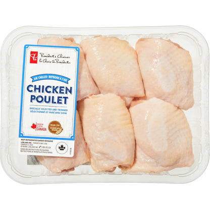 President's Choice Bone-In Chicken Thighs, 1 kg