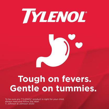 Tylenol Children's Fever & Pain Medicine, Grape Liquid, 100 mL