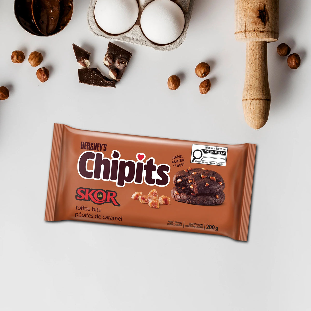 Hershey's Chipits Skor Toffee Bits, 200 g