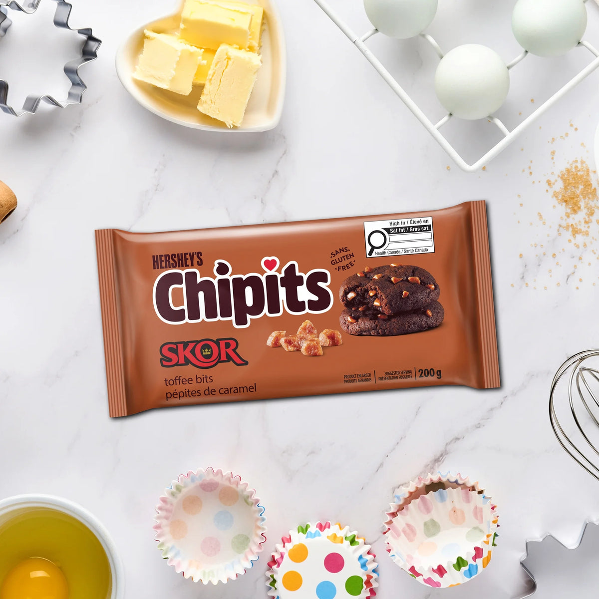 Hershey's Chipits Skor Toffee Bits, 200 g