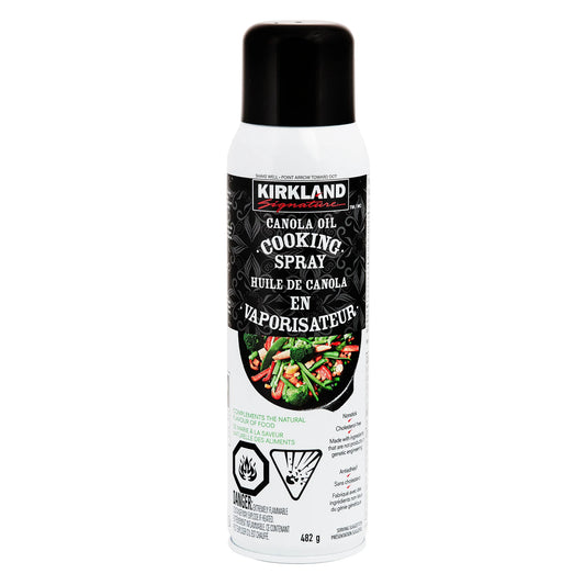 Kirkland Signature Canola Oil Cooking Spray, 2 × 482 g
