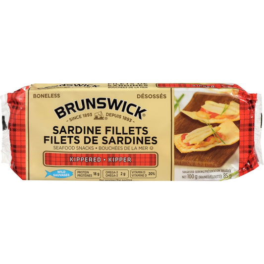 Brunswick Kippered Seafood Snacks, 100 g