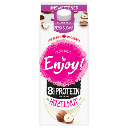 Enjoy! Hazelnut Unsweetened Original Plant-Based Beverage, 1.75 L