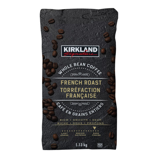 Kirkland Signature French Roast Whole Bean Coffee, 1.13 kg