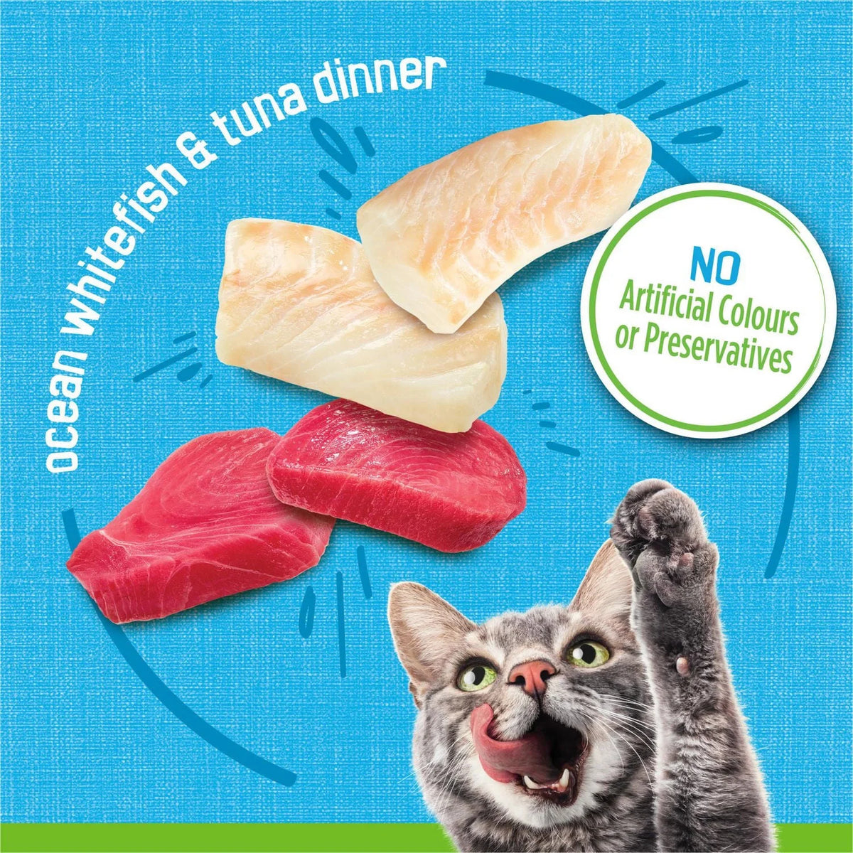 Friskies Pate Whitefish & Tuna Dinner Wet Cat Food, 156 g