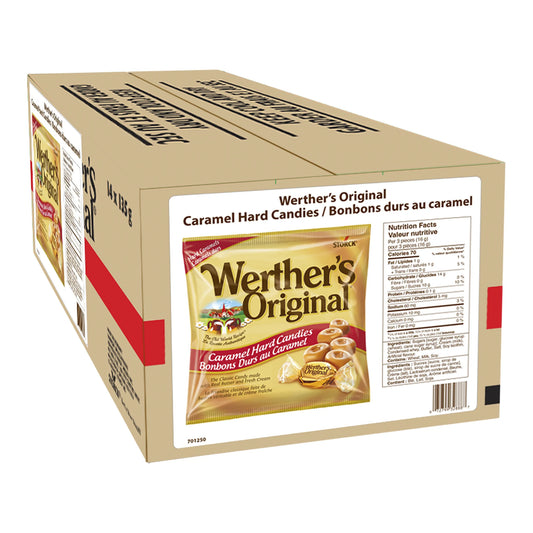 Werther's Original Caramel Hard Candies, 14 × 135 g