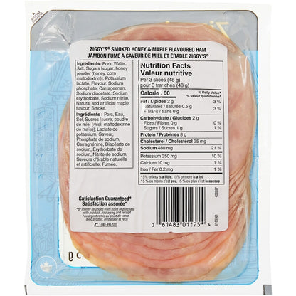 Ziggy's Smoked Honey Maple Ham, 175 g