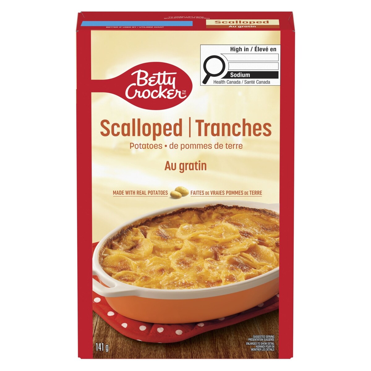 Betty Crocker Scalloped Potatoes, Au Gratin, 141 g