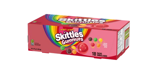 Skittles Gummies Original, 18 × 57 g