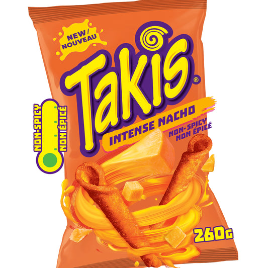 Takis Intense Nacho Rolled Tortilla Chips, 260 g
