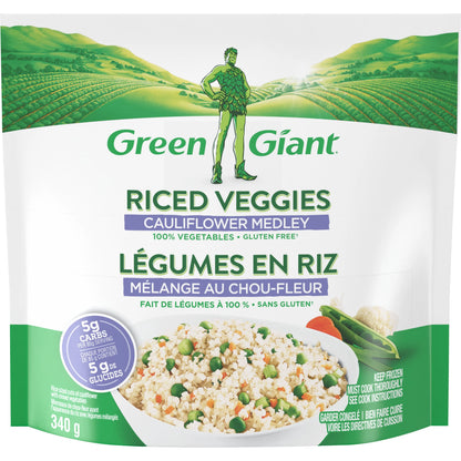 Green Giant Riced Veggies Cauliflower Medley, 340 g