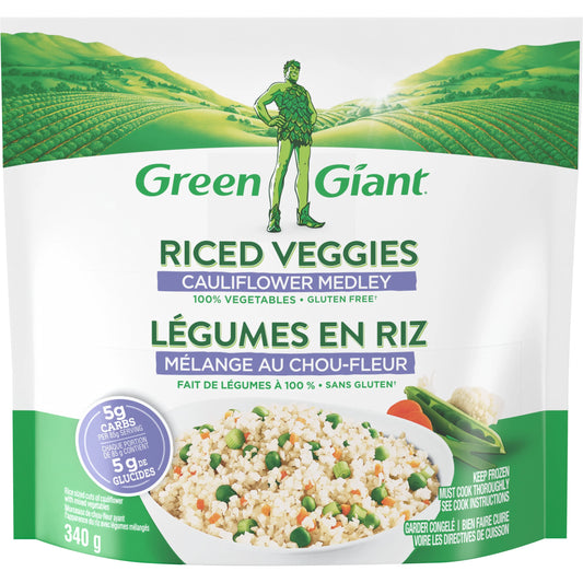 Green Giant Riced Veggies Cauliflower Medley, 340 g