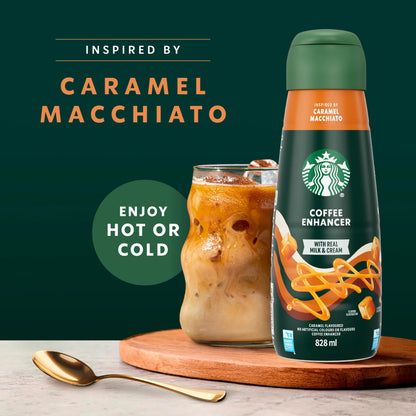 Starbucks Caramel Macchiato Liquid Coffee Enhancer, 828 mL