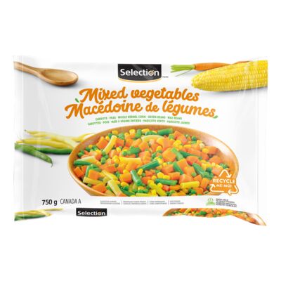 Selection Frozen Mixed Vegetables, 750 g
